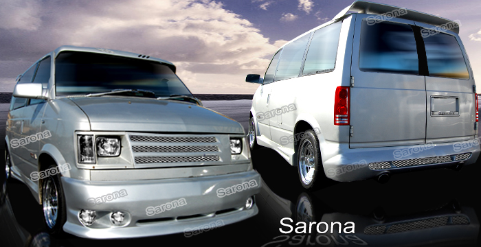 Custom GMC Safari  Mini Van Body Kit (1984 - 1994) - $1290.00 (Manufacturer Sarona, Part #GM-011-KT)